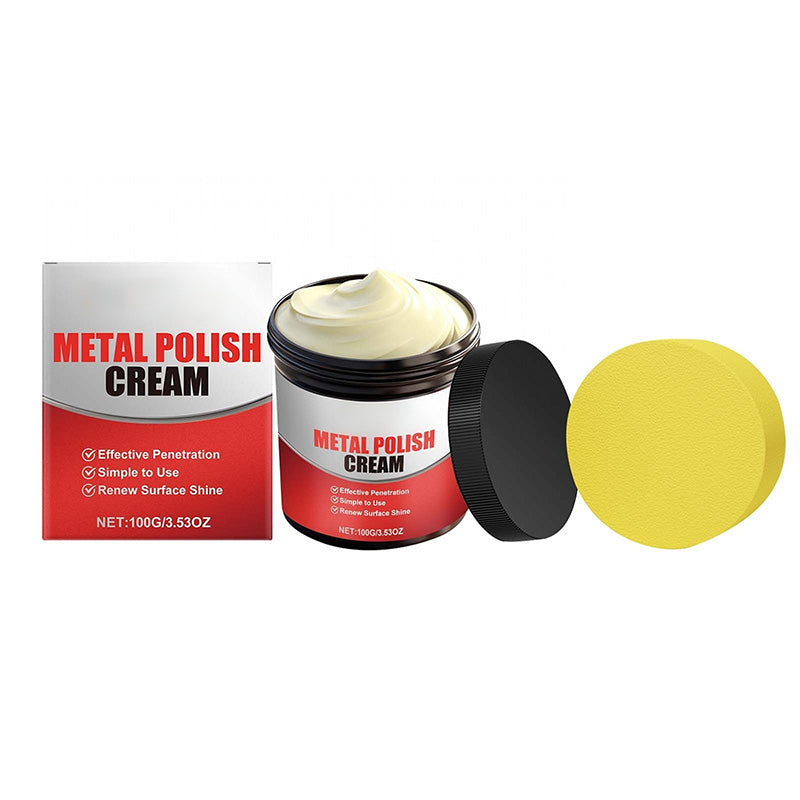 🔥 50% RABATT ✨ Metallpoleringskräm 🪞 Ger ny glans på sekunder – tar bort smuts, oxidation & fläckar 💎
