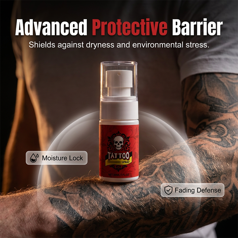 🌸 50% RABATT 💦 Lyxig tattoo fuktspray ✨ ger näring, lugnar huden & bevarar färgerna längre 💎