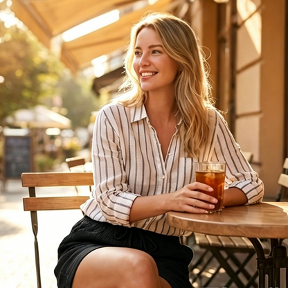 🔥 SOMMARREA – 50% RABATT 👖✨ Shorts med hög midja och justerbar dragsko 🌸 Snygga, bekväma och enkla att matcha