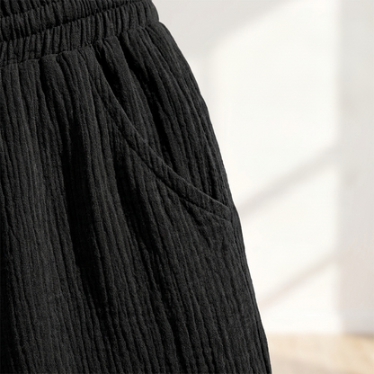 🔥 SOMMARREA – 50% RABATT 👖✨ Shorts med hög midja och justerbar dragsko 🌸 Snygga, bekväma och enkla att matcha