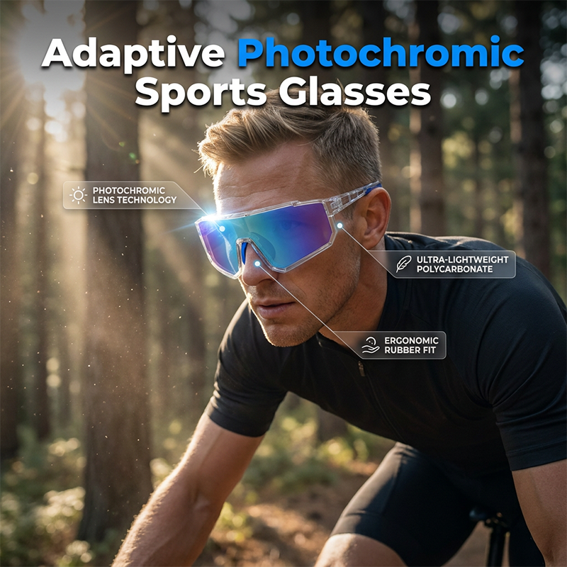 🔥 50% RABATT 🕶️ Smarta fotokromatiska glasögon för utomhusaktiviteter ✨ Anpassar sig automatiskt efter ljuset för bekvämare syn hela dagen 🌿