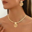 🔥 50% RABATT 💎 Set med halsband och örhängen i modern chic-stil ✨ Elegant, tidlöst & perfekt för både vardag och fest 🌿