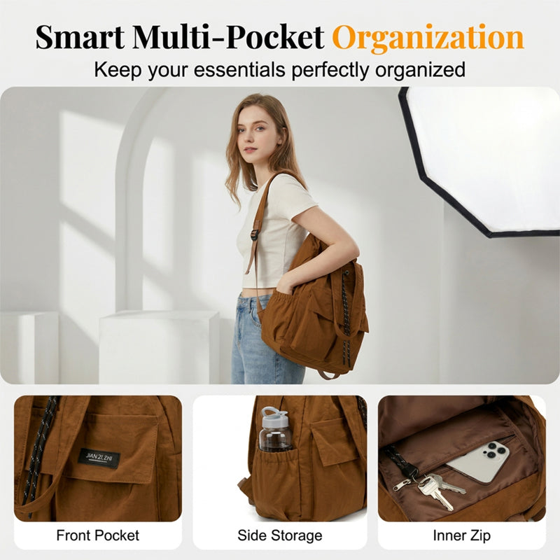 🔥 50% RABATT 👜 Konvertibel tote-ryggsäck 🎒 rymlig, vattentät & perfekt för resa och vardag ✨
