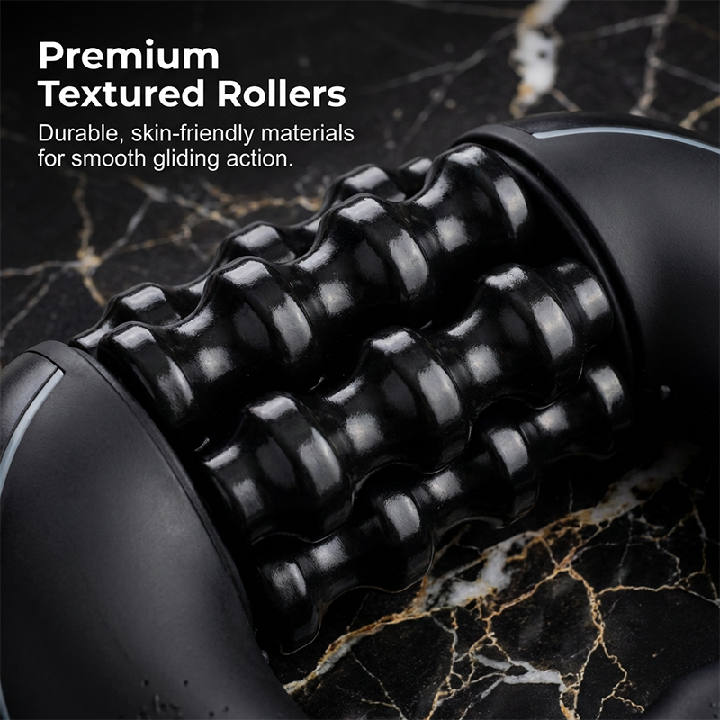 🔥 50% RABATT NU! 💆‍♂️ U-formad elektrisk massagevals ✨ 6 massagehastigheter för djup avslappning – perfekt för nacke, rygg & ben 🌿