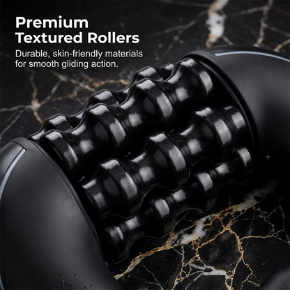 🔥 50% RABATT NU! 💆‍♂️ U-formad elektrisk massagevals ✨ 6 massagehastigheter för djup avslappning – perfekt för nacke, rygg & ben 🌿