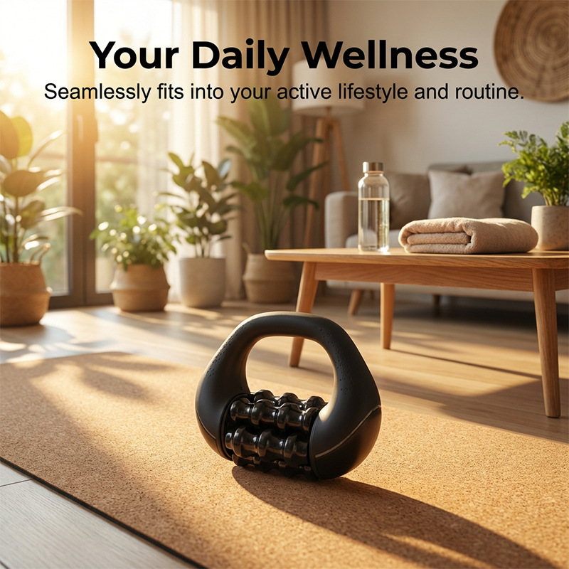 🔥 50% RABATT NU! 💆‍♂️ U-formad elektrisk massagevals ✨ 6 massagehastigheter för djup avslappning – perfekt för nacke, rygg & ben 🌿
