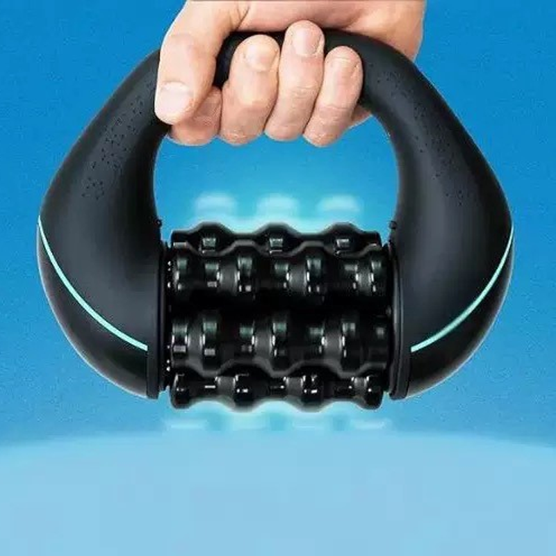 🔥 50% RABATT NU! 💆‍♂️ U-formad elektrisk massagevals ✨ 6 massagehastigheter för djup avslappning – perfekt för nacke, rygg & ben 🌿