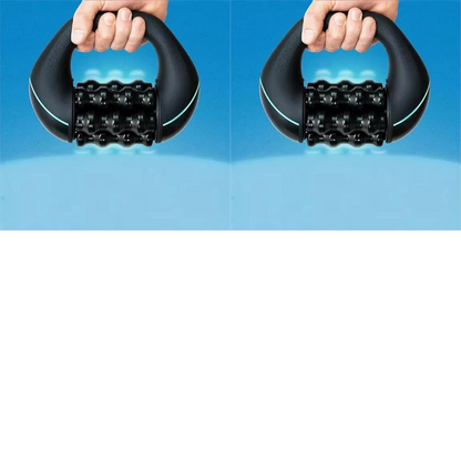🔥 50% RABATT NU! 💆‍♂️ U-formad elektrisk massagevals ✨ 6 massagehastigheter för djup avslappning – perfekt för nacke, rygg & ben 🌿