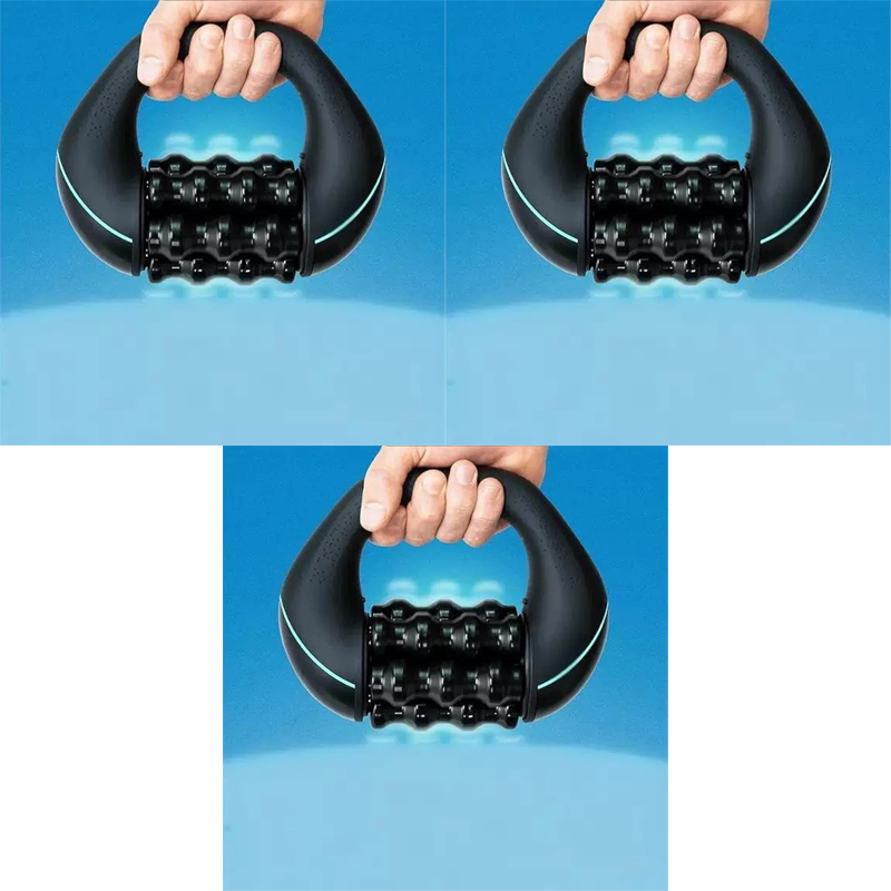 🔥 50% RABATT NU! 💆‍♂️ U-formad elektrisk massagevals ✨ 6 massagehastigheter för djup avslappning – perfekt för nacke, rygg & ben 🌿