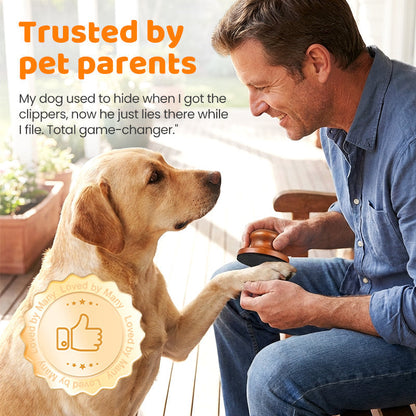 🔥 50% RABATT 🐾 Trä-nagelfil för husdjur ✨ Skonsam tassvård med utbytbara filytor – mindre stress för både dig och ditt husdjur 🏡