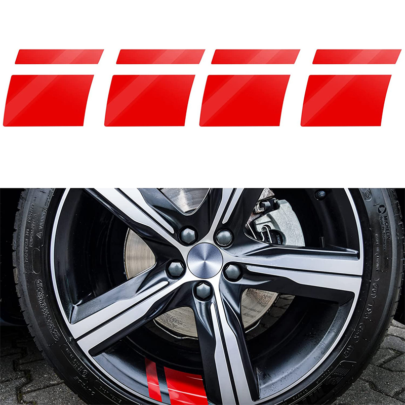 💥 50% RABATT 🚘 Fälgdekaler med reflekterande effekt ✨ Förbättra bilens stil & säkerhet – snyggt både dag och natt 🌟