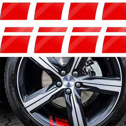 💥 50% RABATT 🚘 Fälgdekaler med reflekterande effekt ✨ Förbättra bilens stil & säkerhet – snyggt både dag och natt 🌟