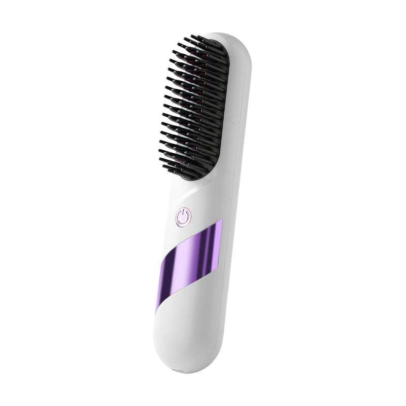 🔥 50% RABATT 💥 Kabelloser Keramik-Haarglätter-Bürste ✨ glättet & stylt in einem Schritt – schnell, schonend & salonähnliches Ergebnis zu Hause 💇‍♀️
