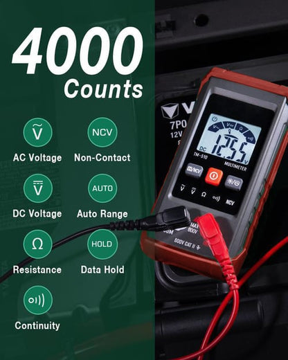 🔥 Köp 2 & få 15% rabatt 🔧📟 Digital multimeter ✨ Snabba och exakta mätningar för hem, garage och verkstad
