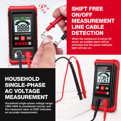 🔥 Köp 2 & få 15% rabatt 🔧📟 Digital multimeter ✨ Snabba och exakta mätningar för hem, garage och verkstad