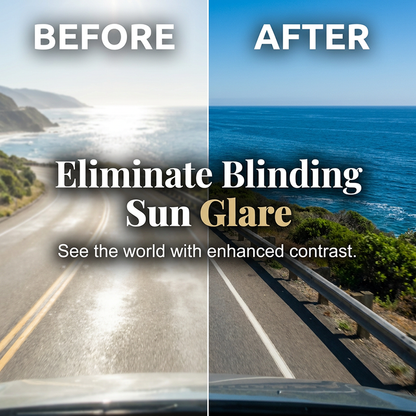 🔥 50% RABATT 🕶️ Stora solglasögon att bära över vanliga glasögon för kvinnor ☀️ Stilfullt skydd & perfekt komfort i solen ✨
