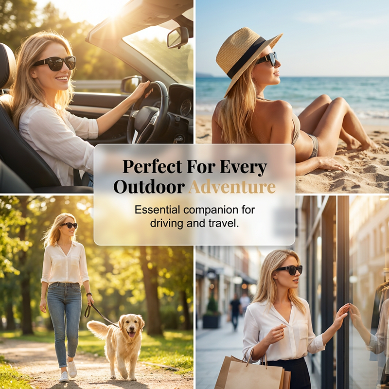 🔥 50% RABATT 🕶️ Stora solglasögon att bära över vanliga glasögon för kvinnor ☀️ Stilfullt skydd & perfekt komfort i solen ✨