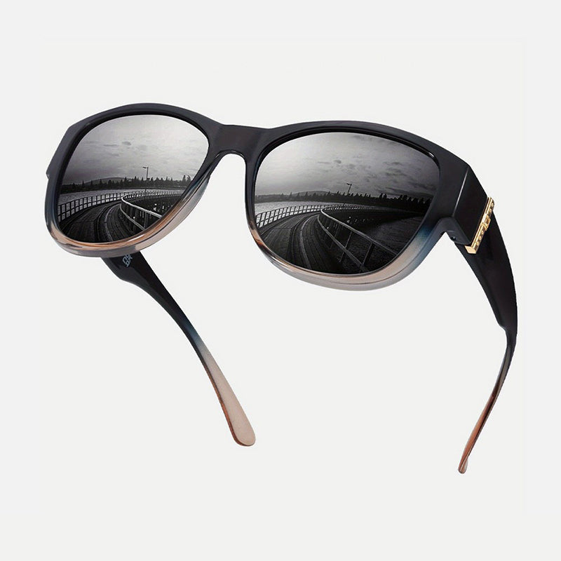 🔥 50% RABATT 🕶️ Stora solglasögon att bära över vanliga glasögon för kvinnor ☀️ Stilfullt skydd & perfekt komfort i solen ✨