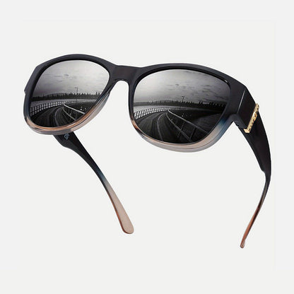 🔥 50% RABATT 🕶️ Stora solglasögon att bära över vanliga glasögon för kvinnor ☀️ Stilfullt skydd & perfekt komfort i solen ✨