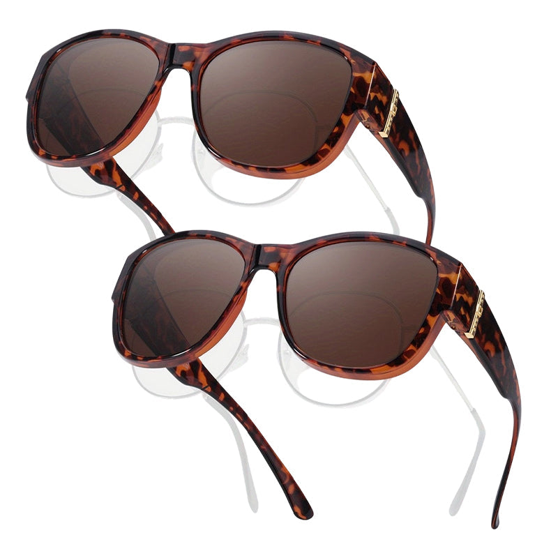 🔥 50% RABATT 🕶️ Stora solglasögon att bära över vanliga glasögon för kvinnor ☀️ Stilfullt skydd & perfekt komfort i solen ✨