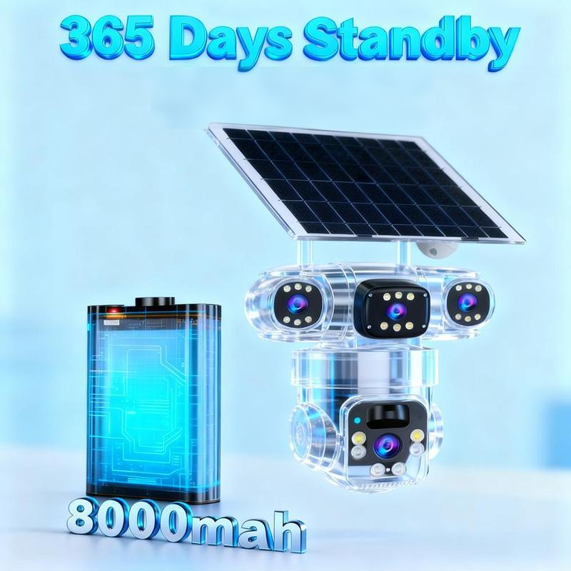 💥 50% RABATT 🔒 Smart solcellskamera ☀️ Flera vinklar, 24/7 övervakning & helt utan kablar – trygghet för hemmet 🏡