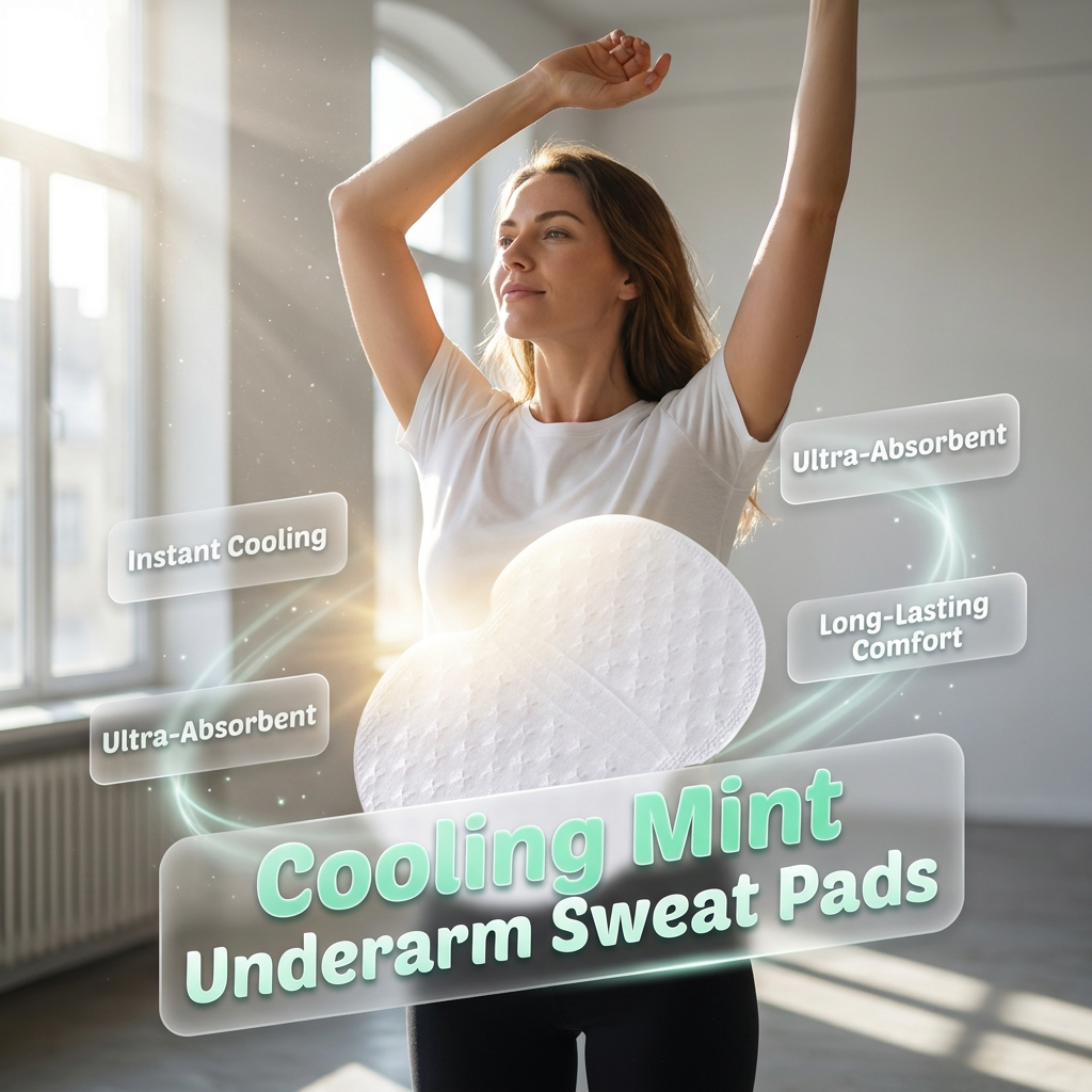 🔥 50% RABATT 💥 Disposable Underarm Sweat Patches 👕 Håller dig fräsch hela dagen – osynligt skydd mot svett & lukt ✨