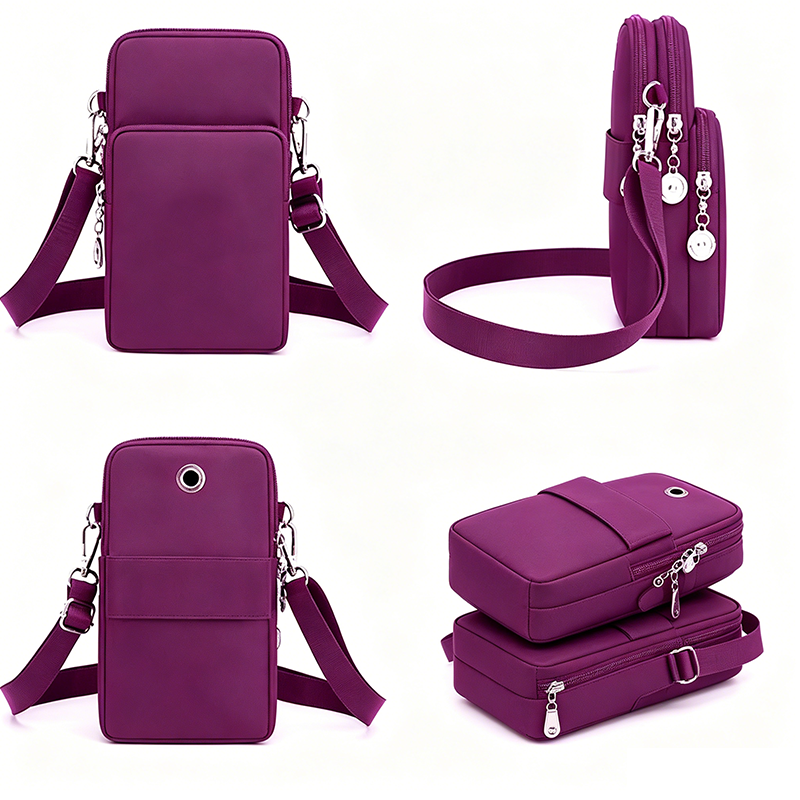 💥 50% RABATT ⏰ Mini Crossbody Bag för kvinnor 📱 Praktisk, lätt & alltid nära mobilen – perfekt för stadsliv och utflykter ✨