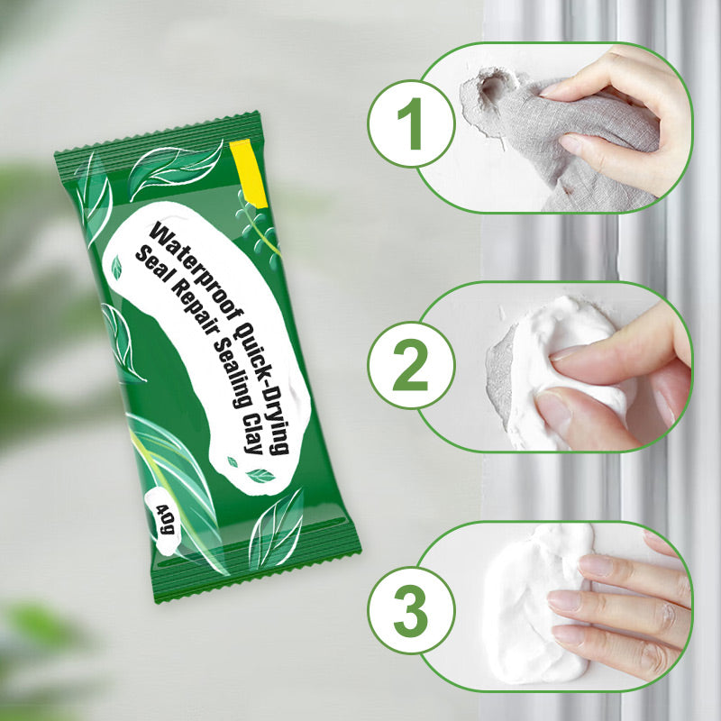 💥 50% RABATT 🛠️ Vattentät tätning & reparationslera 💧 Lätt att forma, snabbtorkande och praktiskt för alla småfix 🌿
