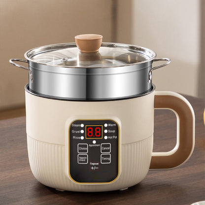 🍲 Multifunktionell smart elektrisk gryta – 6 förinställda lägen, fördröjd timer, ångkokare 🍜En smart kökshjälpreda