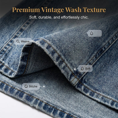 🔥 50% RABATT 👗✨ Asymmetrisk denim-maxikjol med slits 🌿 Trendig design, elegant silhuett & perfekt för sommarens alla tillfällen
