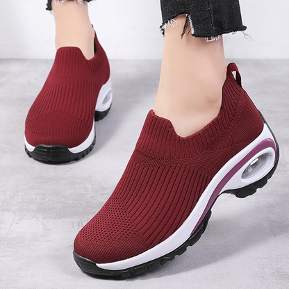 🔥 50% RABATT 👟🦶 Ortopediska mesh slip-on skor ✨ Ergonomisk dämpning, andningsbara & superbekväma för hela dagen 🌿