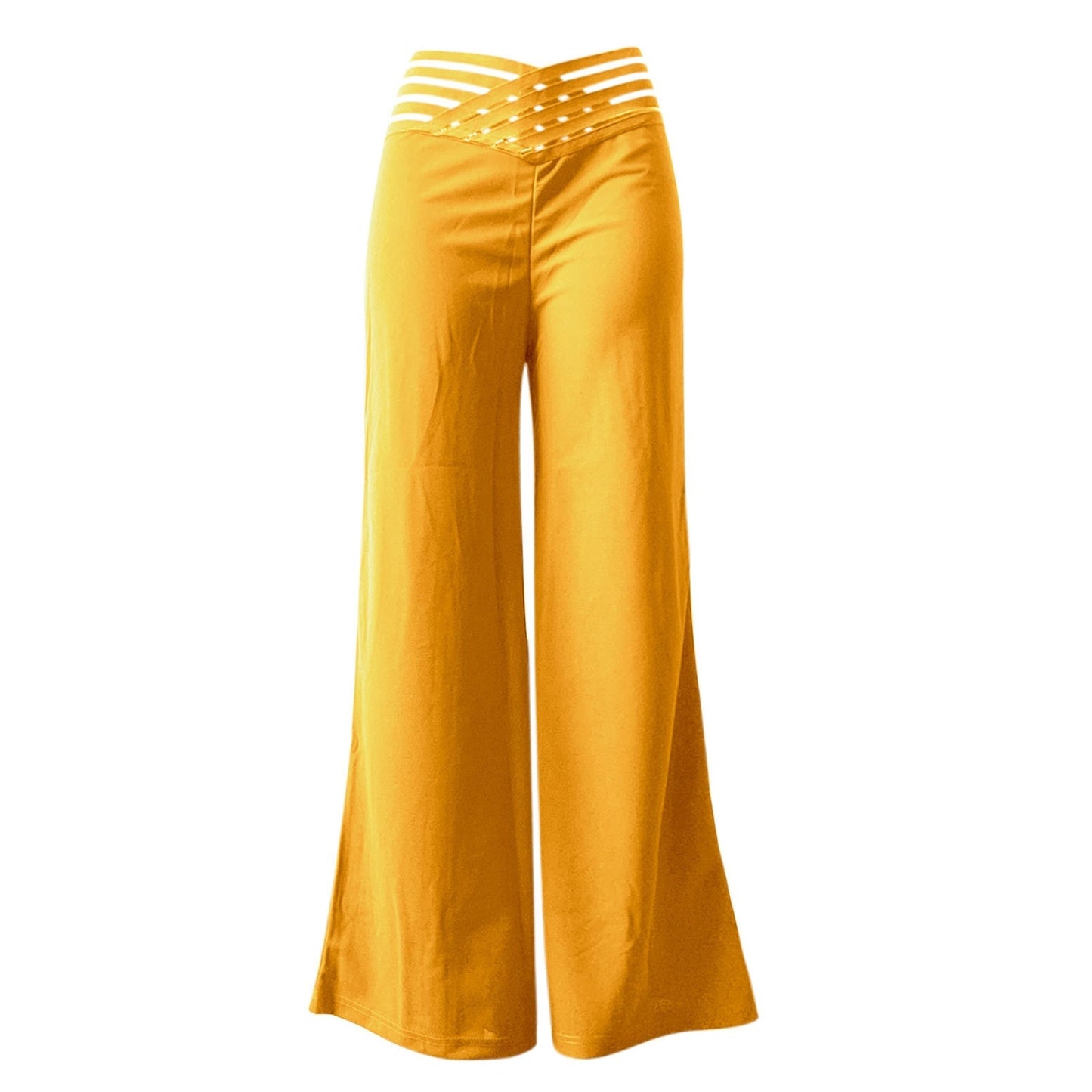 🔥 50% RABATT 👖 Casual byxor med hög midja & vida ben för kvinnor ✨ Lätt, luftig & perfekt för en stilren vardagslook 🌿