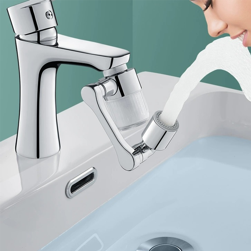 🔥 50% RABATT 💧 1080° vridbar kranförlängare ✨ Nå varje hörn enkelt – smartare rengöring och mindre stänk i vardagen 🚰