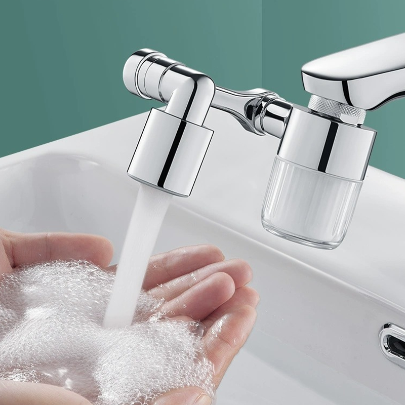 🔥 50% RABATT 💧 1080° vridbar kranförlängare ✨ Nå varje hörn enkelt – smartare rengöring och mindre stänk i vardagen 🚰