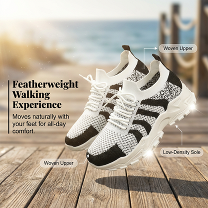 💥 50% RABATT 👟 Plattformssneakers med andningsbart mesh ✨ mjuka steg, bra stöd & perfekt för vardag och promenader 🚶‍♀️