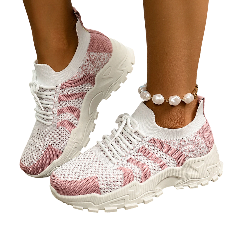 💥 50% RABATT 👟 Plattformssneakers med andningsbart mesh ✨ mjuka steg, bra stöd & perfekt för vardag och promenader 🚶‍♀️