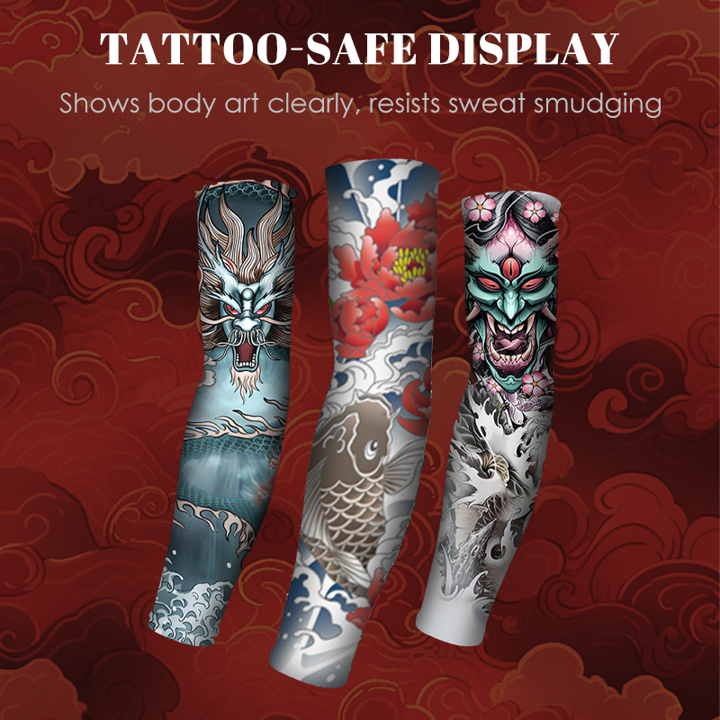 🔥 50% RABATT 🧊 Solskyddande & svalkande tatueringsärm ☀️ Andas, skyddar huden och håller dig bekväm hela dagen ✨