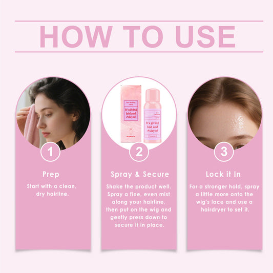 💥 50% RABATT 💎 Lace Melt Spray för peruker ✨ Ger ett sömlöst, naturligt hårfäste – lätt, snabbt & proffsigt resultat 👑