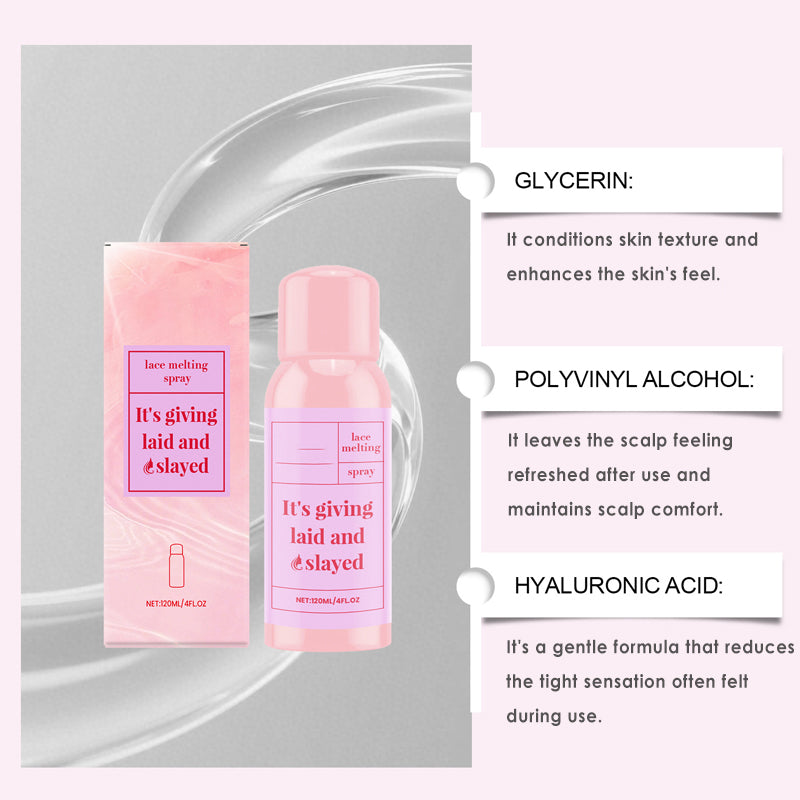💥 50% RABATT 💎 Lace Melt Spray för peruker ✨ Ger ett sömlöst, naturligt hårfäste – lätt, snabbt & proffsigt resultat 👑