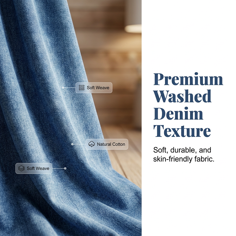 💥 50% RABATT 👗 Maxiklänning i washed denim för damer ✨ Modern casual look med hög komfort & tidlös design 🌿