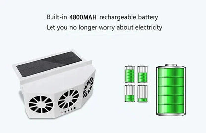 🔥 50% RABATT 🚗☀️ Het Zonneauto Koel Artefact – luftcirkulations-utblåsfläkt som håller bilen sval även i stekande värme ❄️✨