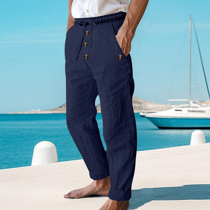 🔥 HALVA PRISET 🌿👖 Casual linnebyxor för vardag & semester – avslappnad passform som ger maximal komfort hela dagen ☀️