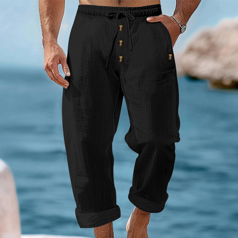 🔥 HALVA PRISET 🌿👖 Casual linnebyxor för vardag & semester – avslappnad passform som ger maximal komfort hela dagen ☀️