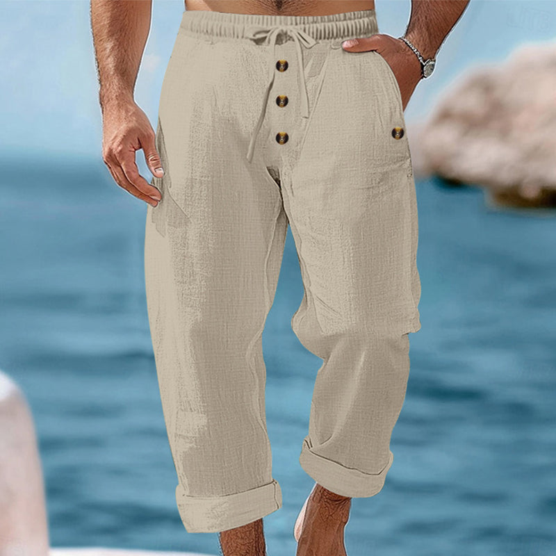 🔥 HALVA PRISET 🌿👖 Casual linnebyxor för vardag & semester – avslappnad passform som ger maximal komfort hela dagen ☀️