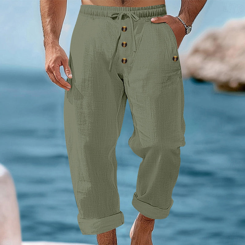 🔥 HALVA PRISET 🌿👖 Casual linnebyxor för vardag & semester – avslappnad passform som ger maximal komfort hela dagen ☀️