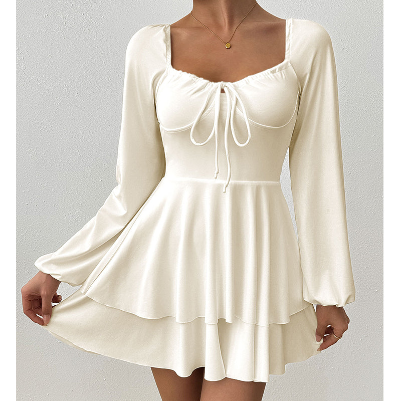 🔥 50% RABATT 👗 Miniklänning med hjärtformad halsringning ✨ Feminint elegant, smickrande passform & perfekt för sommarens alla tillfällen ☀️