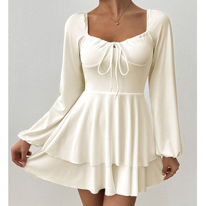 🔥 50% RABATT 👗 Miniklänning med hjärtformad halsringning ✨ Feminint elegant, smickrande passform & perfekt för sommarens alla tillfällen ☀️