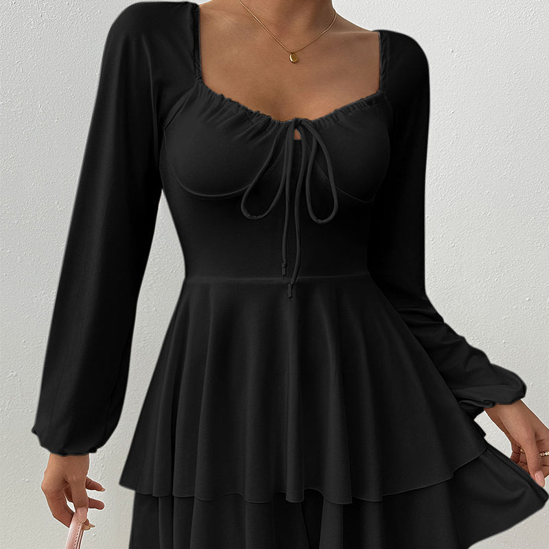 🔥 50% RABATT 👗 Miniklänning med hjärtformad halsringning ✨ Feminint elegant, smickrande passform & perfekt för sommarens alla tillfällen ☀️