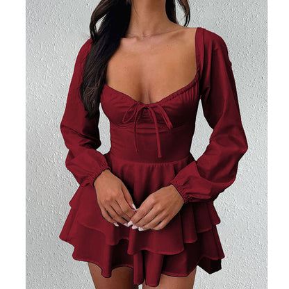 🔥 50% RABATT 👗 Miniklänning med hjärtformad halsringning ✨ Feminint elegant, smickrande passform & perfekt för sommarens alla tillfällen ☀️