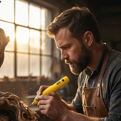 🔧✨ 50% RABATT NU! All‑i‑ett elektriskt snidarset – kraftfull, precisionsstyrd & sladdlös för trä, linoleum & DIY-projekt 🎨